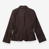 Jacket 97% Wool Tailored Blazer Brown
