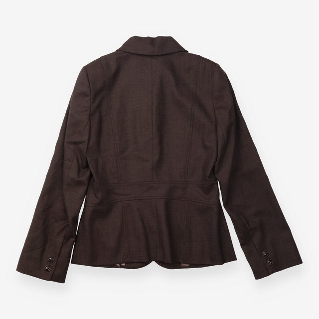 Jacket 97% Wool Tailored Blazer Brown