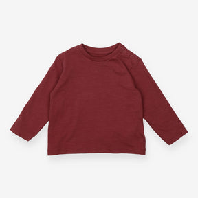 T-Shirt LS Burgundy
