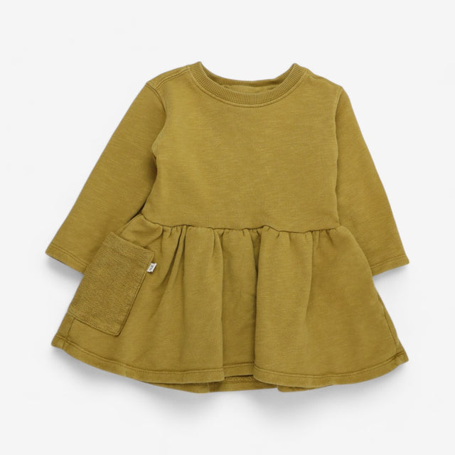 Ochre Sweatshirt Dress 