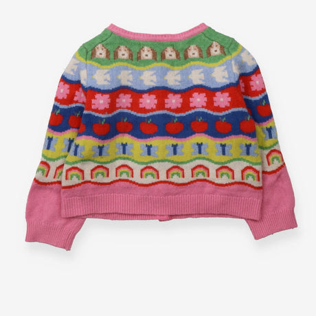 Cardigan Pink Rainbow Fair