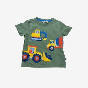 T-shirt green farmyard diggers