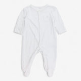 White Popper Sleepsuit