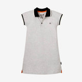 Grey Marl Polo Dress