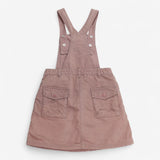 Dress Pinafore Dusty Pink with Pockets
