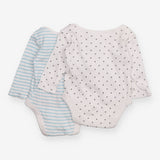 Bodysuits Long Sleeve Stars and Stripes 2-Pack