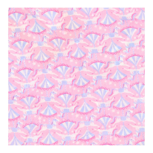 Pink carousel blouse
