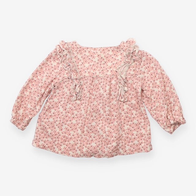 Blouse pink floral