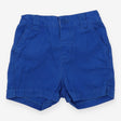 Blue Denim Shorts Striped Lining