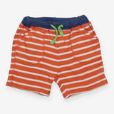 Shorts orange stripe frog pocket