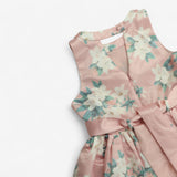 Dress sleeveless pink floral