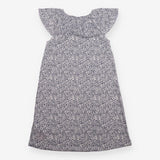 Nightdress jersey blue white flowers SS