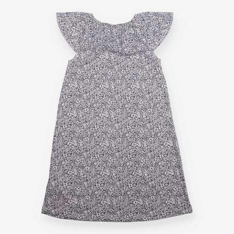 Nightdress jersey blue white flowers SS