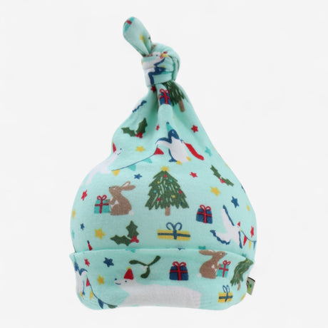 Baby Hat green Christmas friends 