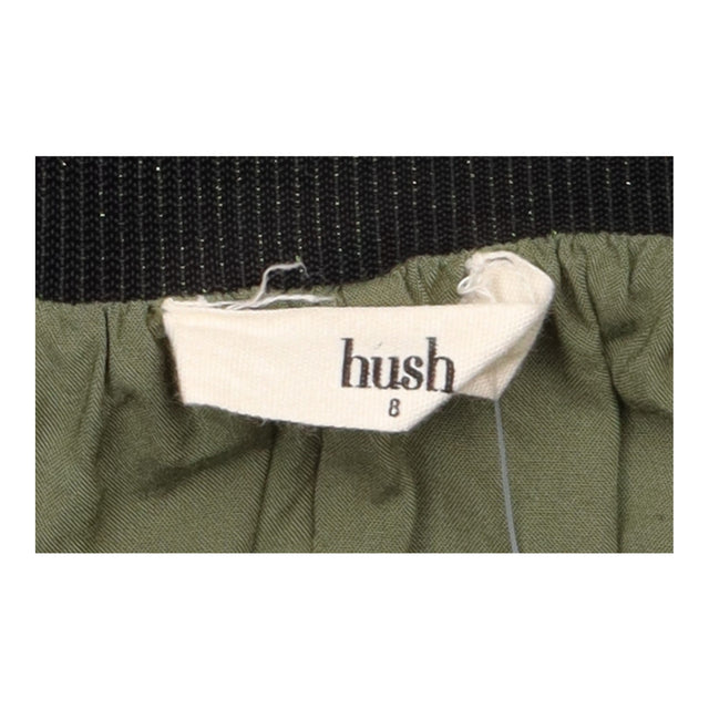 Midi Skirt Khaki Green All Over Sequins Metallic W