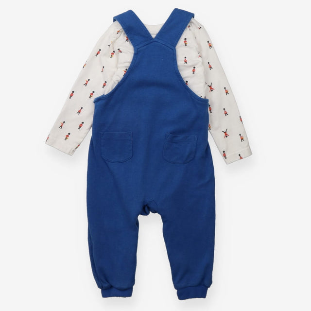 Dungaree Blue with Guards and White Tee with Guard