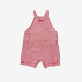 Snacky Crab Striped Shortie Dungaree
