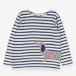 Daschund Stripe Top