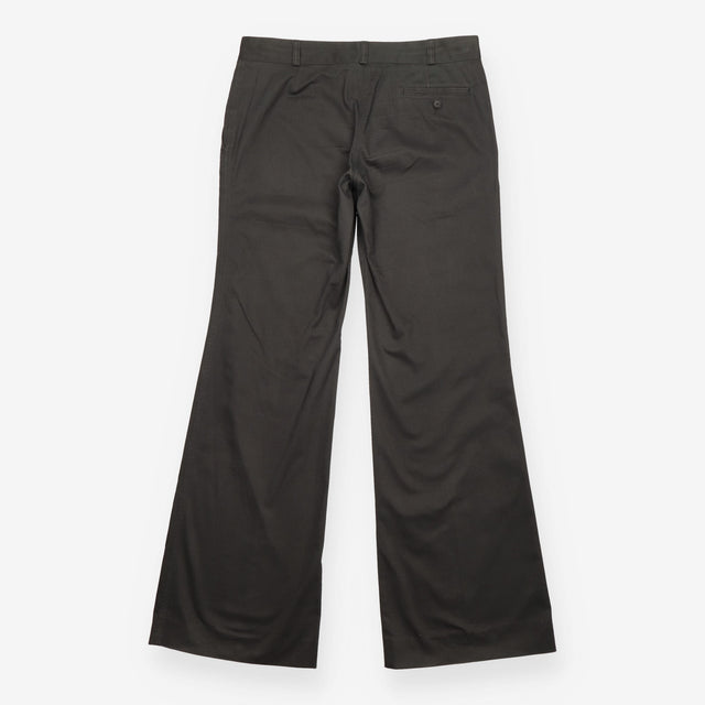 Reiss Dark Charcoal Pinstripe Tailored Smart Trous