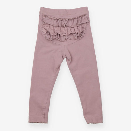 Leggings Purple Frill Bottom