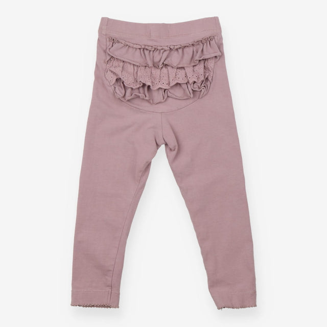 Leggings Purple Frill Bottom