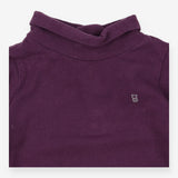 Roll neck top Plum