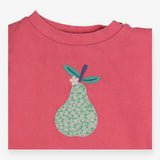 Sweatshirt pink floral pear