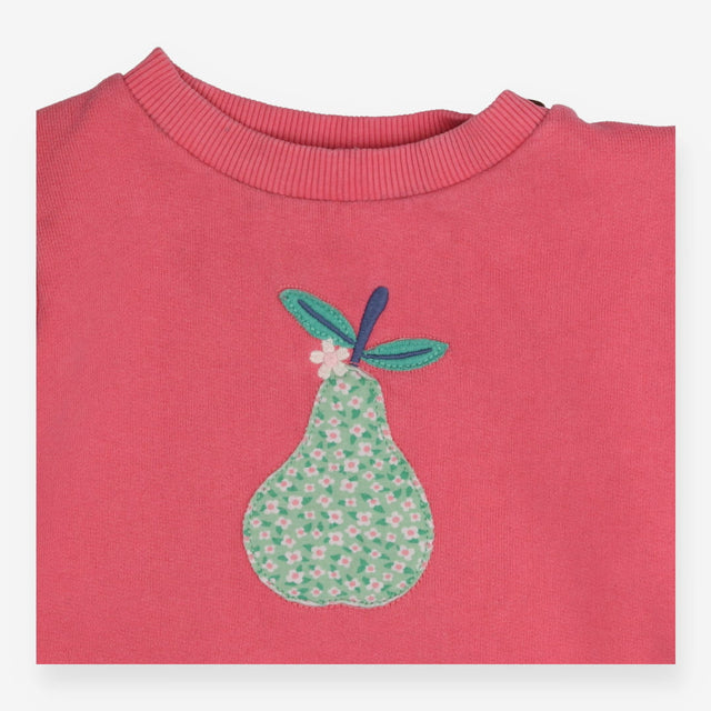 Sweatshirt pink floral pear