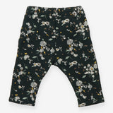 Joggers Green with Floral Print