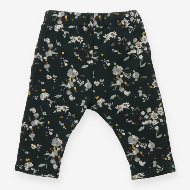 Joggers Green with Floral Print
