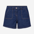 Shorts Denim Dark Wash Utility Pocket 4 