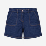 Shorts Denim Dark Wash Utility Pocket 4 