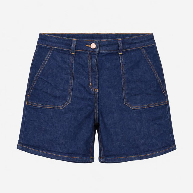 Shorts Denim Dark Wash Utility Pocket 4 