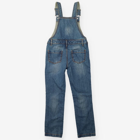 Denim light wash dungarees