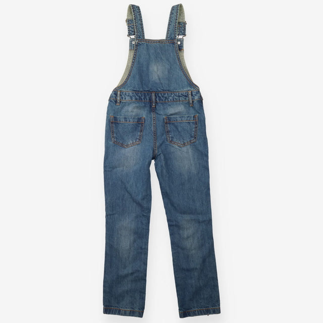 Denim light wash dungarees