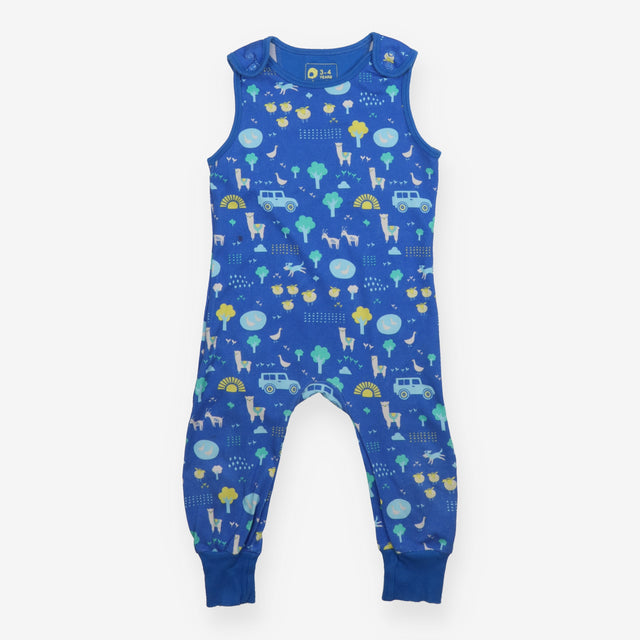 Romper Blue Llama Farm