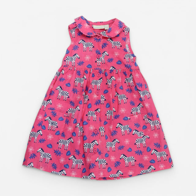Dress Pink Zebra sleeveless 