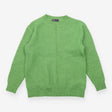 Apple Green Textured Crew Neck Jumper