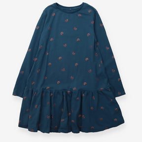 Teal dress with sparkle rainbows