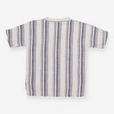 Shirt blue stripe SS