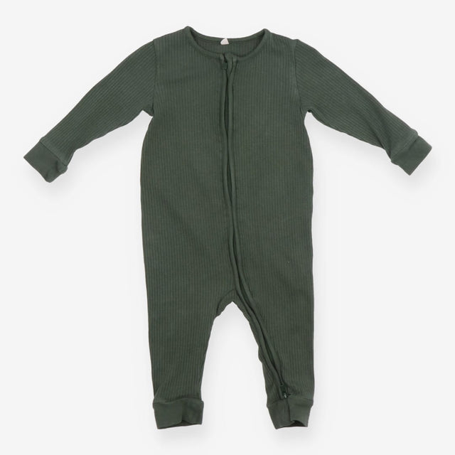 Sleepsuit Ribbed Khaki
