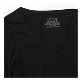 Black Tee V neck Plain
