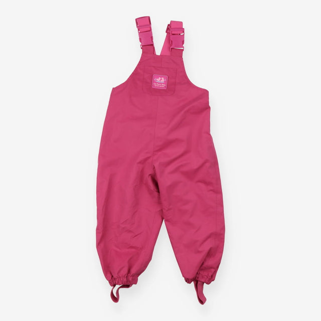 Pink Waterproof Dungarees Packaway