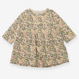 Dress Long Sleeve Cream Autumn Leaves and Birds