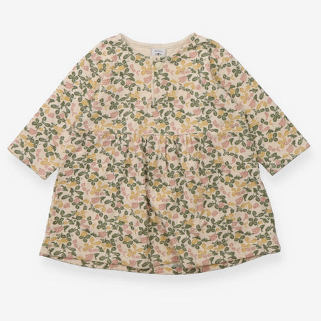 Dress Long Sleeve Cream Autumn Leaves and Birds