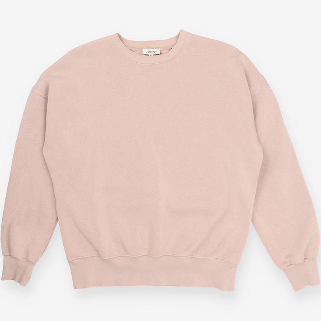 Taupe Oversized Crew Neck Sweatshirt