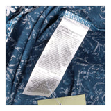 Midi Dress Cotton Blue Floral