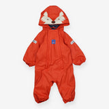 Rust Fox Fleece-lined Waterproof Puddle Suit
