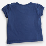 Navy Horse & Flowers T-shirt