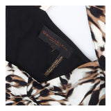 Donna Karan Geometric Fan‑Print Dress